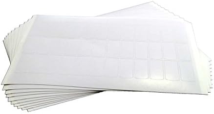 X-Keys Tall Keys Blank STICKLESS Legend Sheet Set of 10