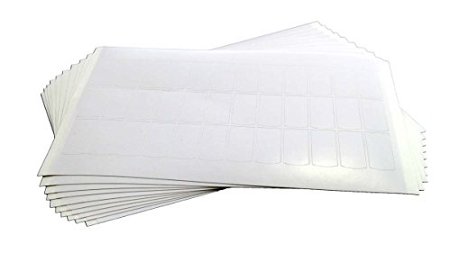 X-Keys Tall Keys Blank STICKLESS Legend Sheet Set of 10