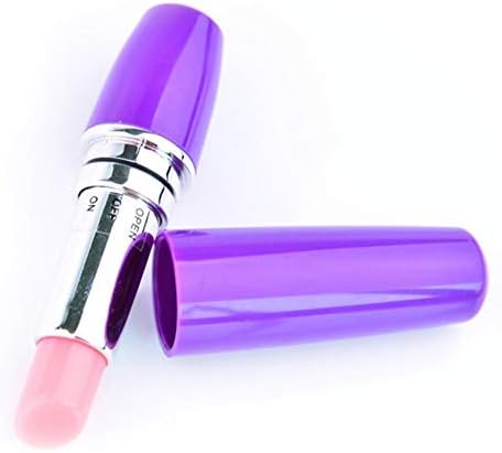 1 Pc Mini Lipstick Portable Full Body Massage Stick Vibrate Relaxing Purple