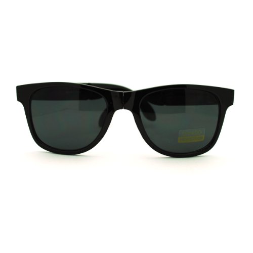Folding Foldable Sunglasses Classic Wayfarers Unisex Fashion Black