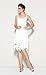 R.Vivimos® Womens Spaghetti Straps Asymmetrical Hem Sexy Short Sun Dress Large White