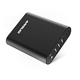 ANGUO Portable Charger Power Bank 10000mAh Battery Packs-Ultra High Capacity 3-Port Portable Battery Charger for iPhone, iPad & Other Smart Devices(Black)