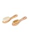 Natural Boar Bristle Body Brush and Soft Wool and Boar Bristle Face Brush Set for Wet/Dry Bath Brushing Shower, Washing, Excellent for Skin Exfoliating, Cellulite Treatment and Lymphatic Massage.