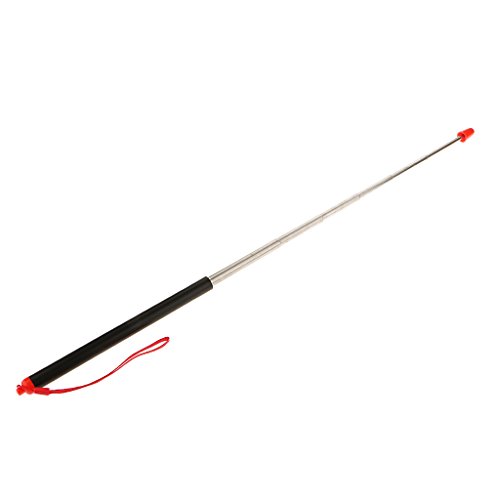 Blesiya 1.2M Portable Extend Telescopic Pointer Handheld Flags Pole Banner Windsock