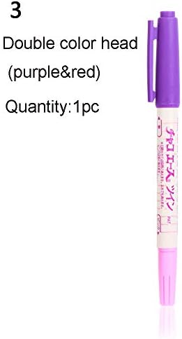 DUHUANG New Automatically Sewing Tool Disappear Double Head Fabric Marker Erasable Pen Water Soluble