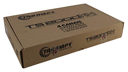 Taramps TS2000X4 Full Range 4 Channel 2 Ohm Class D 2000W Car Audio Amplifier