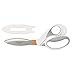 Fiskars Crafts PowerCut Softgrip Shears (9, White/Grey