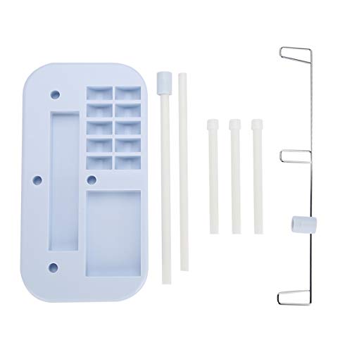 Sewing Thread Stand Household 3 Spools Holder for Sewing Embroidery Quilting Serger Machines (Color : Light Blue)