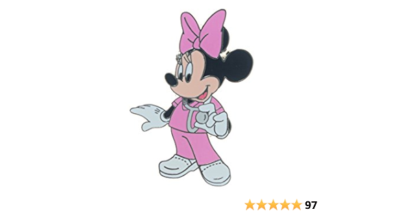Amazon Com Disney Minnie Mouse Nurse Pin Clothing Shoes Jewelry