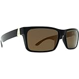 Dot Dash Lads Vintage Lifestyle Sunglasses - Black/Gold Chrome
