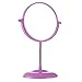Bear Outdoor Makeup Vanity Mirror - Two-Sided 2X Magnifying Swivel Stand Up Natural Daylight(Purple)