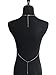 Berrygo Women's Sexy Layered Crossover Harness Hot Bikini Beach Body Chain Necklace Jewelry Silver