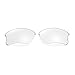 Walleva Replacement Lenses for Oakley Flak Jacket XLJ Sunglasses - Multiple Options Available (Clear)