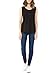 Alternative Women's Cotton Modal Sleeveless Jersey Muscle Tee, Black, Small
