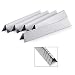 Direct store Parts DP103 Stainless Steel Flavorizer Bars/Heat Plates Replacement Weber Stainless Steel Flavorizer Bars 7537, 9817,7537 / L 22.5" (Aftermarket Parts) (Stainless Steel Heat Plates)