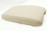 DSV Fits 1998-2007 Lexus LX470 Real Beige Leather Console Lid Armrest Cover (Leather Part Only)