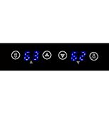 Haier 18-Bottle Dual Zone Curved Door with Smoked Glass Wine Cellar