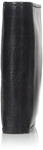 Fossil Men's Ryan RFID Blocking Leather Passcase Wallet, Black, One Size