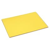 Pacon Tru-Ray Construction Paper, 18-Inches by 24-Inches, 50-Count, Yellow (103068)