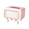Tissue Box Houder Multifunctionele TV-vormige Tissue Houder Met Mobiele Telefoon Houder Geschikt Voor Home Office Bureau…