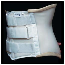 Rolyan AquaForm Corset B. Size: Small, Circumference of waist: 24"-29" (61-74 cm) Height of corset,