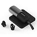 Rowkin Ascent Charge+ True Wireless Earbuds Headphones: 50+ Hours Bluetooth 5 Smallest Earphones & Qi Charging Case. Deep Bass Sound Headset, Mic & Noise Reduction for Android Samsung & iPhone (Black)
