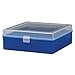 Bel-Art F18851-0012 100-Place Plastic Freezer Storage Boxes; Blue (Pack of 5)