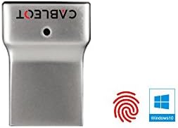 CABLEOT Mini USB Fingerprint Reader for windows hello multi finger &amp; 360 degree touch fingerprint reader for pc Supports the NEW Windows 10 Hello