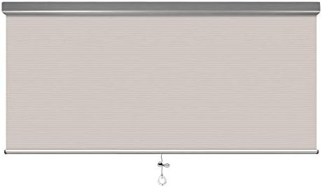 100% Blackout Roller Shade- Slow Rise Spring Cordless System Child Safety Blinds -Aluminum Valance Custom Shade
