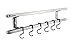Magnetic Knife Holder for Wall - Stainless Steel Knife Magnetic Strip 24 Inch - Wall Knife Magnet Bar Rack With Hooks