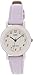 Casio Women's Light Purple Genuine Leather Analog Watch LQ139L-6B
