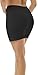 Underworks Womens 100% Cotton Cuff Leg Bloomers 8-inch Inseam Black 3-Pack 4X 47-48 HIPS