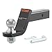 CURT 45055 Trailer Hitch Mount with 1-7/8-Inch Ball & Pin, Fits 2-Inch Receiver, 3,500 lbs, 4-Inch Drop, Regular