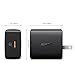 Quick Charge 3.0 AUKEY 18W USB Wall Charger with Foldable Plug for Samsung Galaxy Note8 / S8, LG G6 / V30, iPhone X / 8 / Plus, iPad Pro and More