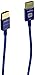 Monoprice 6ft 18Gbps Ultra Slim Series High Performance HDMI Cable w/ RedMere Technology - Blue