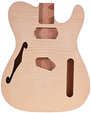 Hippopy unfinished electric guitar body TL-FT03 Unfinished Guitar Body Mahogany Wood Blank Guitar Barrel for TELE Style Electric Guitars DIY Parts