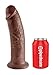 Pipedream King Cock Dildo, Brown, 10 Inch