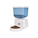 Automatic Feeder, PYRUS Programmable Cat Feeding Electric Dispenser with Large LCD Panel, Voice Reminding for Cat, Small and Medium dogs, rabbit and other small animals (Medium Capacity 5L)