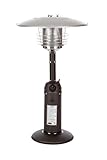 Fire Sense Rich-Mocha Table-Top Patio Heater Propane