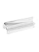 uxcell Stainless Steel Hawaii Electric Guitar Bass Lap Slide Bar Stick Silver Tone