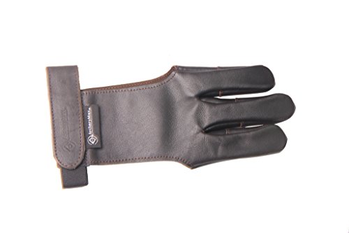 ArcheryMax Classic Leather shooting glove 3 finger archery glove