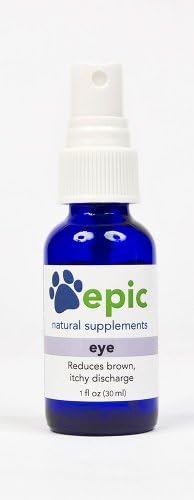 Eye - All Natural Liquid Supplement for Improved Eye Health – Reduces Brown Discharge – For Best Results Mist Over Head & Put in Food & Water –Reduces Brown, Itchy Discharge Naturally (Spray, 1 ounce)