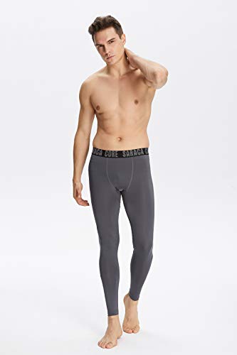 saraca core Men Youth Compression Pants Athletic Leggings Sports Tights Baselayer Running Football Soccer