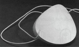Pro eye patch - size small -- white in color