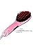 SCENIC Best Prime Electric Hair Heating Ceramic Straightening & Detangling Brush - Anti Scald, Zero Damage,Gives A Shiny Sleek Look,Digital Styling Comb Iron [Pink]