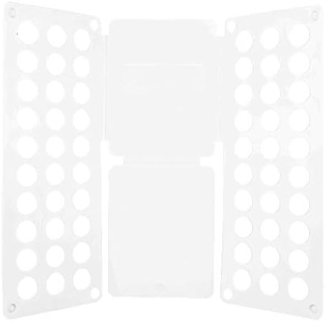 Haolistore Clothes Folding Board - Shirt Folding Board - Dress Pants Towels T-Shirt Folder/Laundry Folding Board Organizer-4048cm (Color : White)