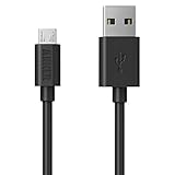Anker 6ft / 1.8m Extra Long Premium Micro USB to USB Cable High Speed USB 2.0 A Male to Micro B for Android, Samsung, HTC, Nokia, Nexus and More (Black)