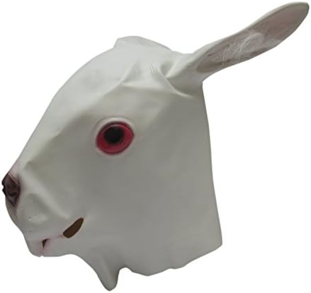 Rabbit Latex Mask Animal Kingdom Fancy Party Overhead Animal Farm Rabbit Mask