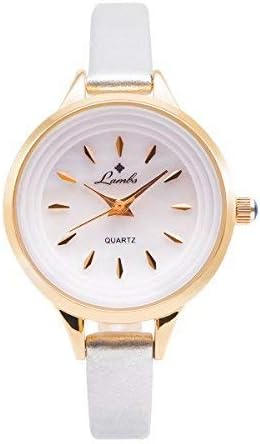 Ladies Watches Sale Clearance,Girls Fashion Watches Sale Clearance,Ladies Classic Waterproof Quartz Wrist Watches with Leather Strap, White Dial Analogue Display Easy to Read Times (White)