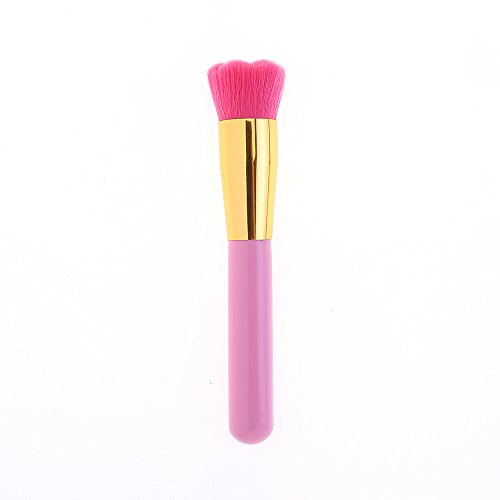 Sharemen Cosmetic Brush Portable Makeup Brush Foundation concealer Blush Brush Makeup Tool (B)